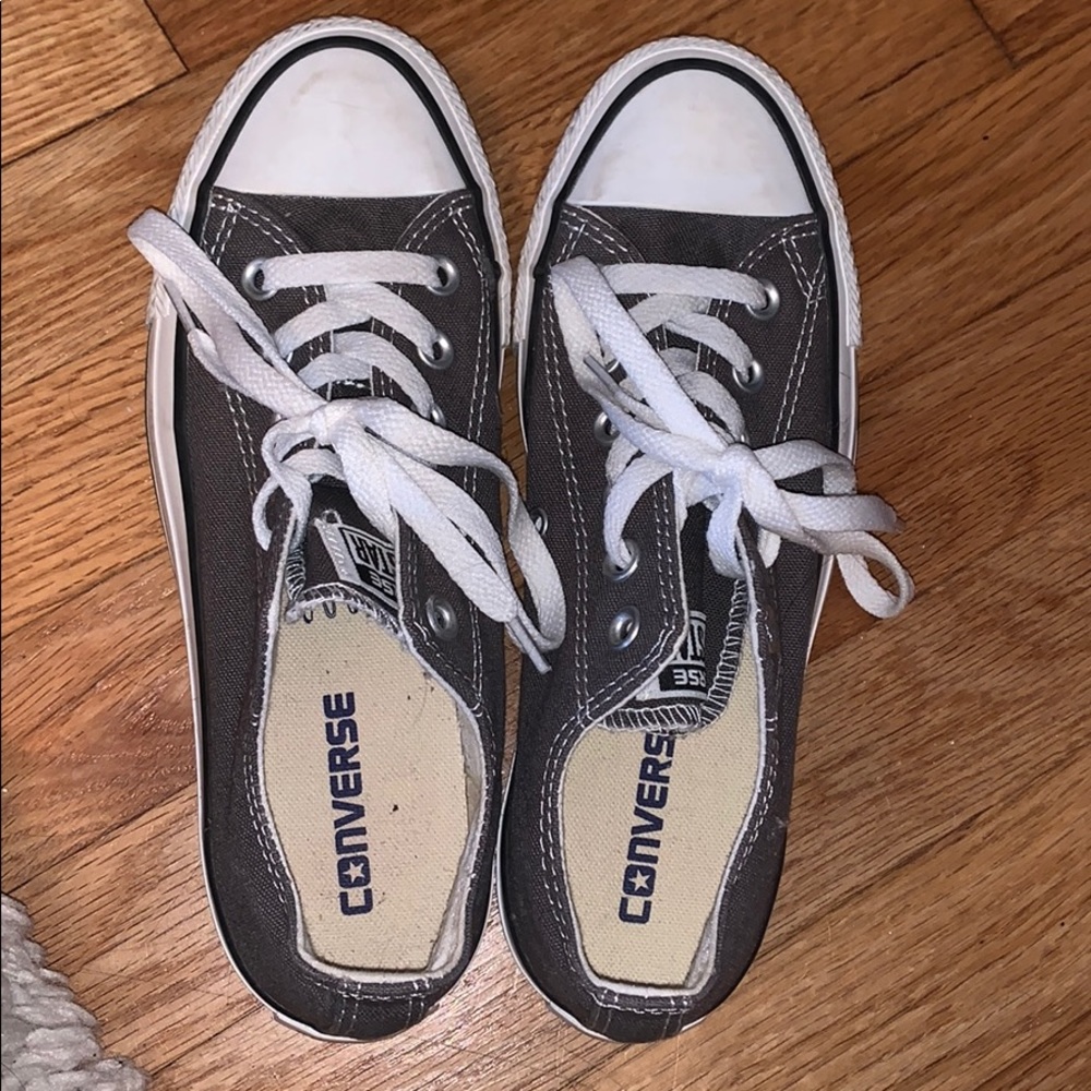 Converse in gray